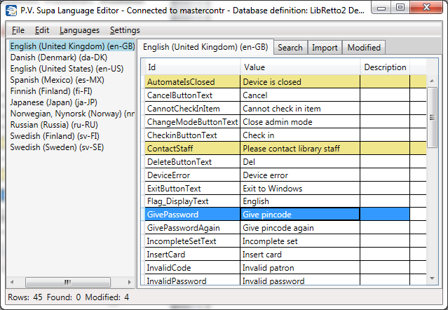 Joitain tekstejä muokattuna