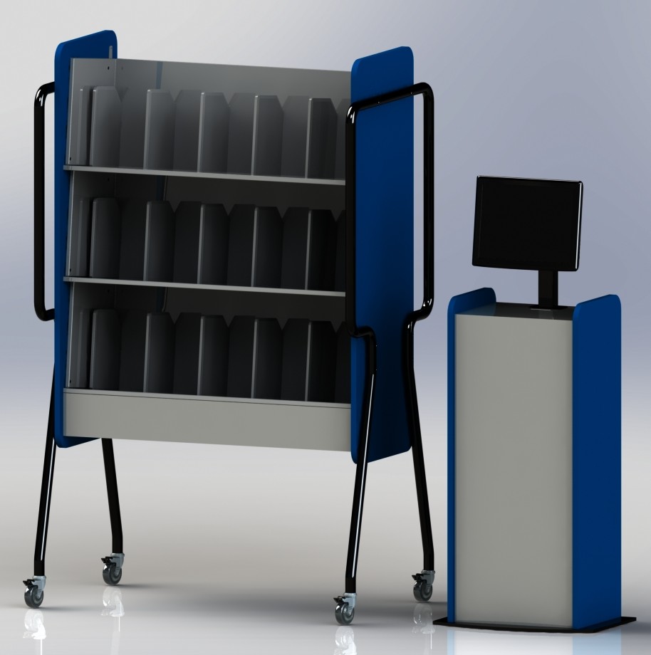 Libshelf - blue unit