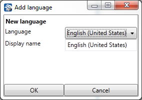 Adding a receipt with new language