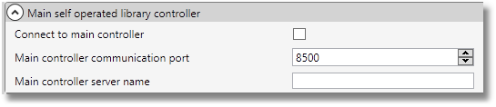 Slave controller configuration - connecting to main controller